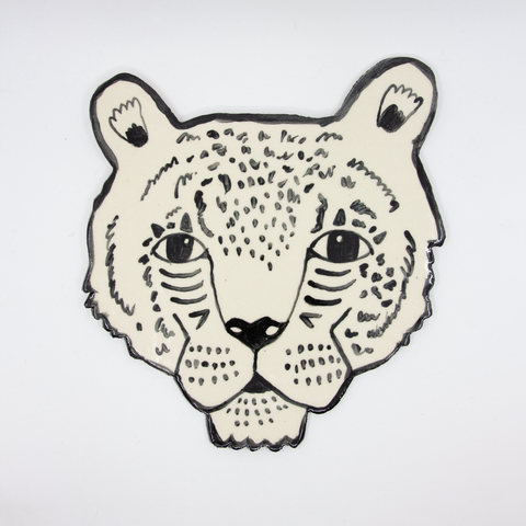 Moumonde-Vegghengt Tiger Sort/Hvit-Norway Designs