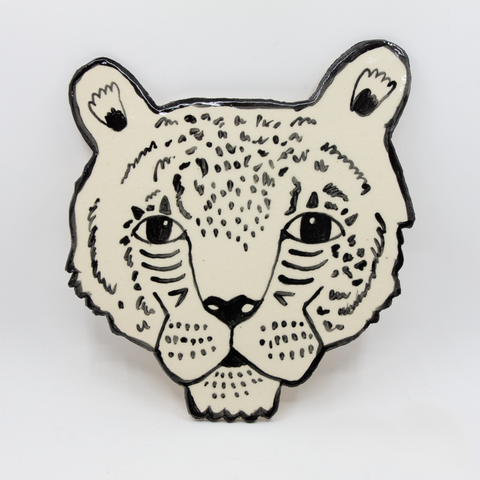 Moumonde-Vegghengt Tiger Sort/Hvit-Norway Designs