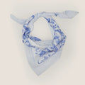 Mykle-Bomullsrose Skjerf Blå-Norway Designs