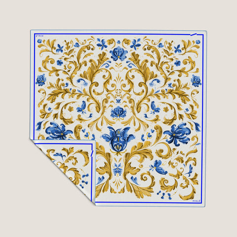 Mykle-Heritage Gullrose Silkeskjerf-Norway Designs