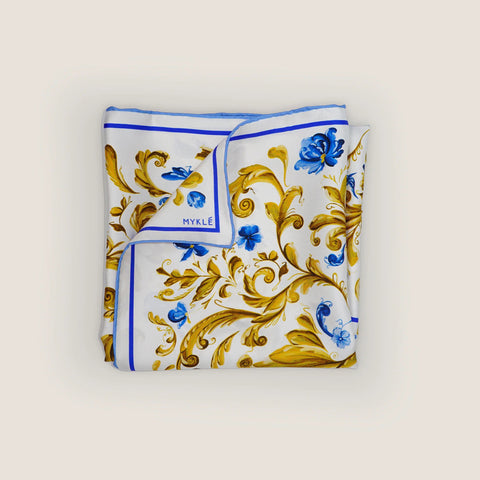 Mykle-Heritage Gullrose Silkeskjerf-Norway Designs