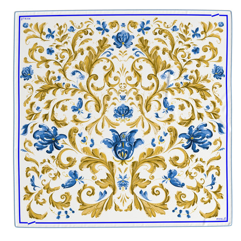 Mykle-Heritage Gullrose Silkeskjerf-Norway Designs