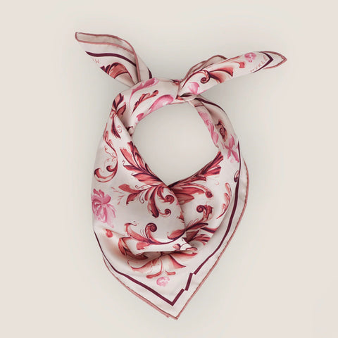 Mykle-Heritage Nyperose Silkeskjerf-Norway Designs