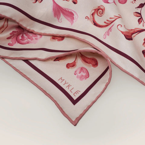Mykle-Heritage Nyperose Silkeskjerf-Norway Designs