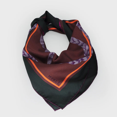 Myklé Ropes Entwine Silkeskjerf 90x90cm