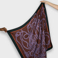 Myklé Ropes Entwine Silkeskjerf 90x90cm