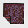 Myklé Ropes Entwine Silkeskjerf 90x90cm