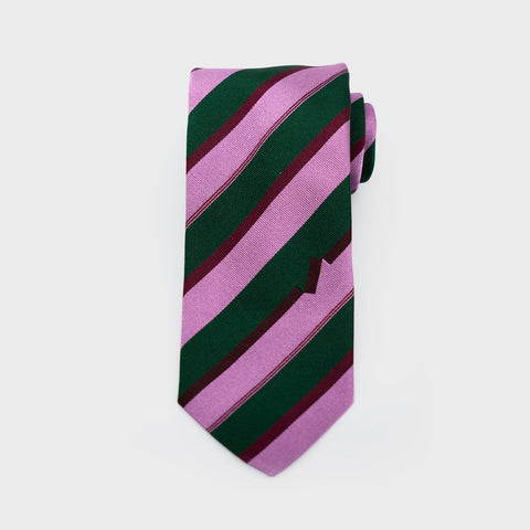 Myklé Accent Slips Striper Rosa Grønn