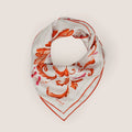 Myklé Heritage Eplerose Silkeskjerf 66x66cm