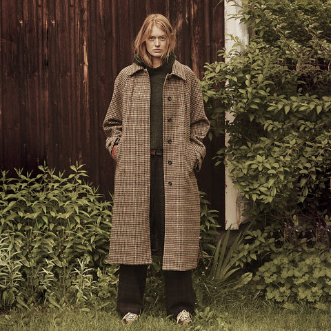 Nygårdsanna - Raglan Coat Harris Tweed - Norway Designs