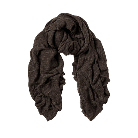 Natura Cashmere - Luxury Cortina Skjerf 85x110cm Pinstripe - Norway Designs