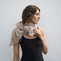 Natura Cashmere-Luxury Cortina 85x110cm Light Beige-Norway Designs