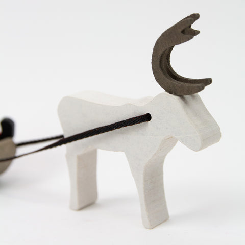 Spegels-Nisse med rein og slede-Norway Designs