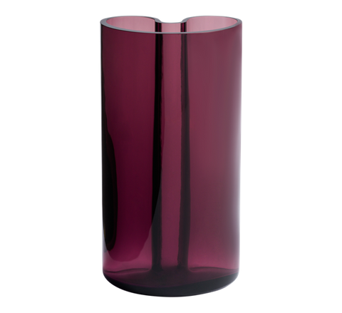 Noi doi Designstudio-Bror Vase H16cm Aubergine-Norway Designs