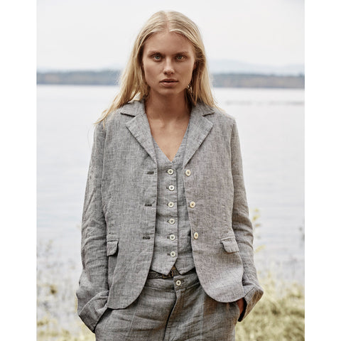Trousers Grå Stripe - Norway Designs