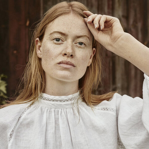 Nygårdsanna-Raglan Blouse Hvit - Norway Designs