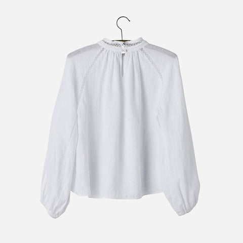 Nygårdsanna-Raglan Blouse Hvit - Norway Designs