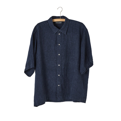 Short Sleeve Shirt Indigo - Norway Designs