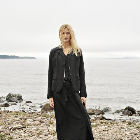 Nygårdsanna-Classic Jacket Sort-Norway Designs