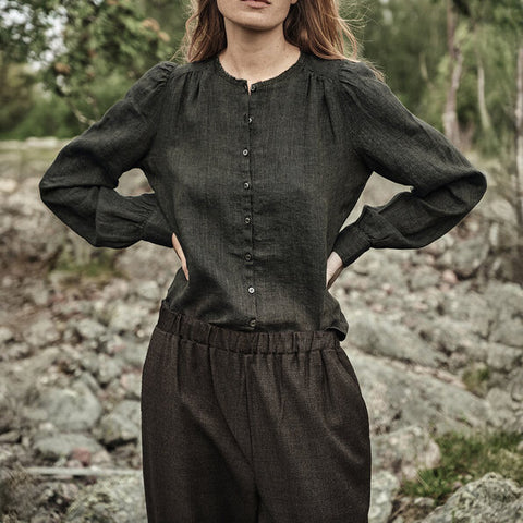 Nygårdsanna-Leisure Trousers Brun-Norway Designs