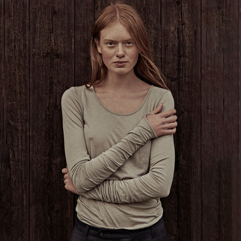 Nygårdsanna-Long Sleeve Top Viscose/Ull-Norway Designs