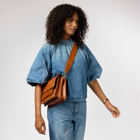 O My Bag-Harper Classic Leather Veske Cognac-Norway Designs