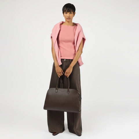 O My Bag Alma 15/16" Soft Grain Leather Chocolate Norway Designs