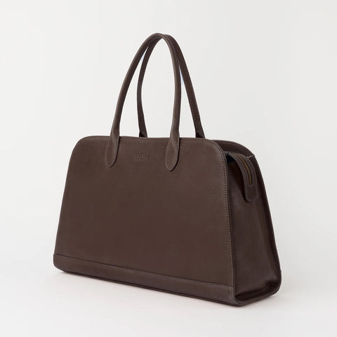 O My Bag Alma 15/16" Soft Grain Leather Chocolate Norway Designs