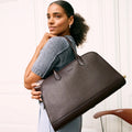 O My Bag Alma 15/16" Soft Grain Leather Chocolate Norway Designs