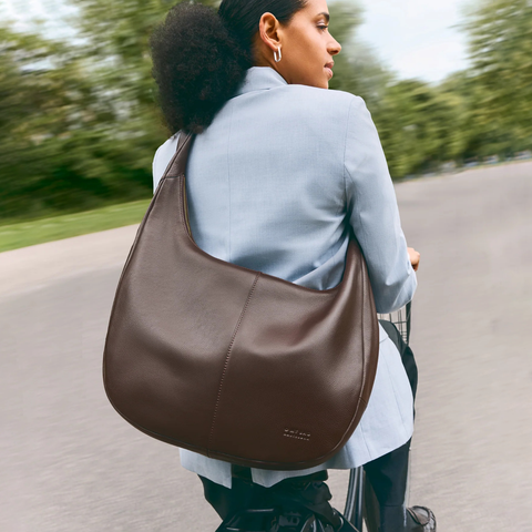 O My Bag Coco Grand Soft Grain Leather Chocolate Norway Designs