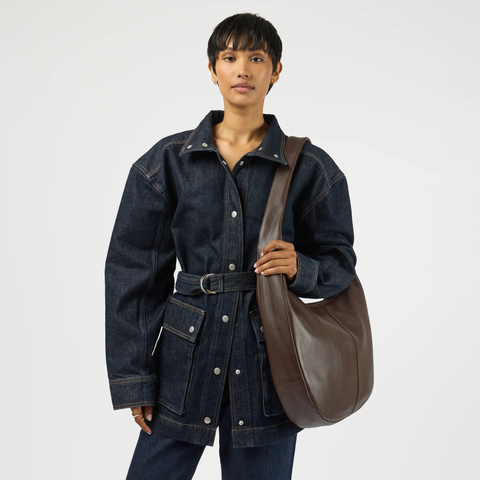 O My Bag Coco Grand Soft Grain Leather Chocolate Norway Designs