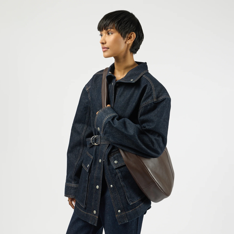 O My Bag Coco Grand Soft Grain Leather Chocolate Norway Designs