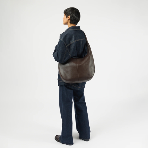 O My Bag Coco Grand Soft Grain Leather Chocolate Norway Designs
