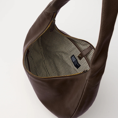 O My Bag Coco Grand Soft Grain Leather Chocolate Norway Designs