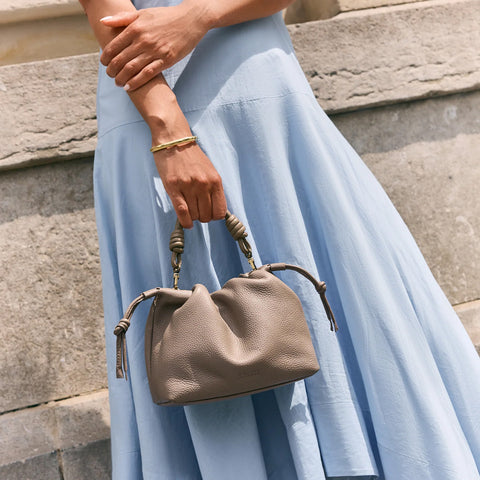 O My Bag Kiki Mini Soft Grain Leather Clay Norway Designs