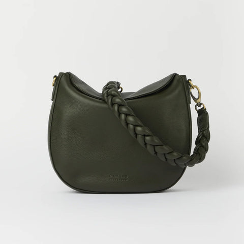 O My Bag-Lana Soft Grain Leahter Veske Moss-Norway Designs
