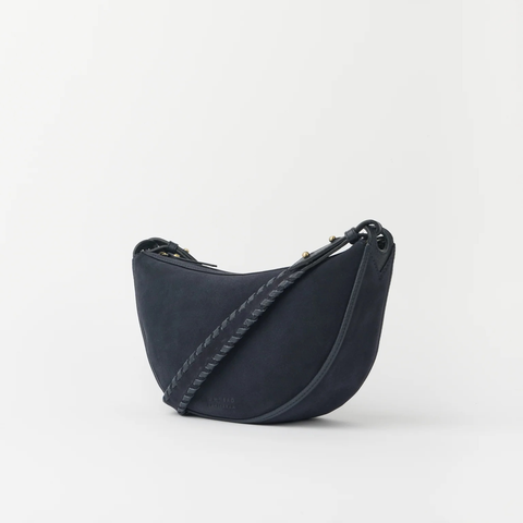 O My Bag Leo Crossbody Suede Universe Blue Norway Designs