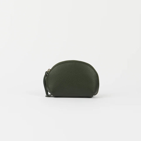 O My Bag Makeup Case Small Soft Grain Leather Moss Norway Designs