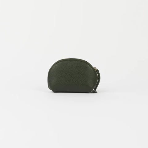 O My Bag Makeup Case Small Soft Grain Leather Moss Norway Designs