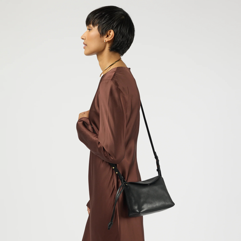 O My Bag Sienna Mini Soft Grain Leather Black Norway Designs