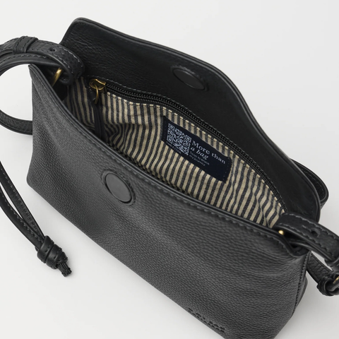 O My Bag Sienna Mini Soft Grain Leather Black Norway Designs