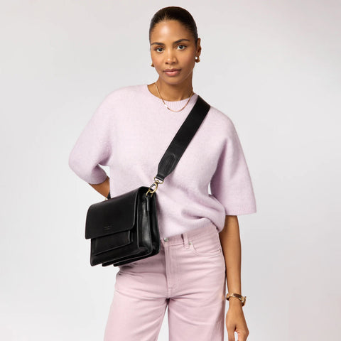 O My Bag-Harper Classic Leather Veske Sort-Norway Designs