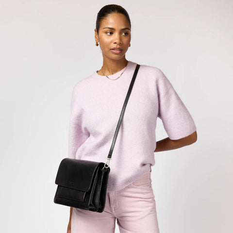 O My Bag-Harper Classic Leather Veske Sort-Norway Designs