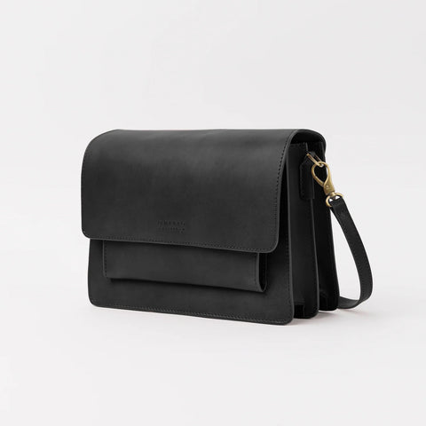 O My Bag-Harper Classic Leather Veske Sort-Norway Designs
