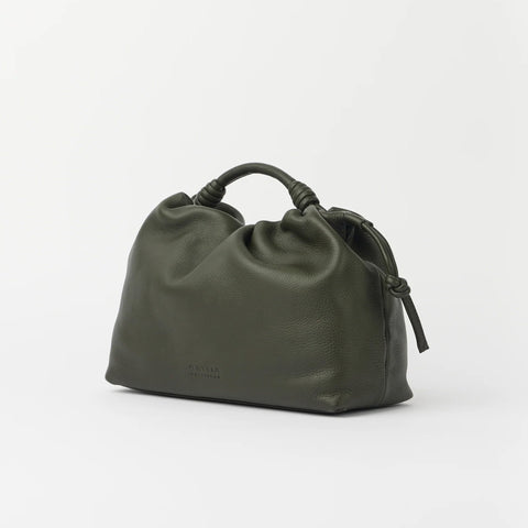 O my Bag Kiki Midi Soft Grain Leather Moss Norway Designs
