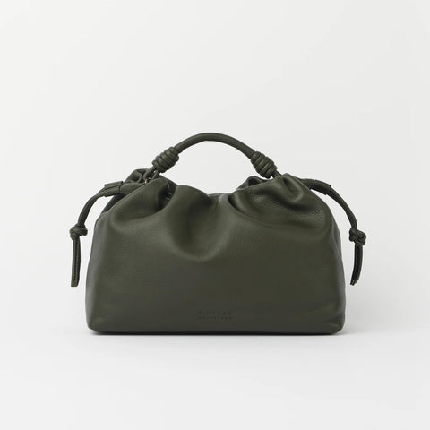 O my Bag Kiki Midi Soft Grain Leather Moss Norway Designs