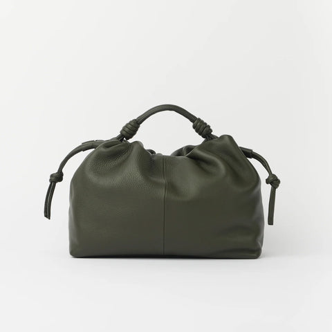 O my Bag Kiki Midi Soft Grain Leather Moss Norway Designs