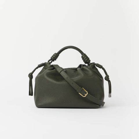 O My Bag Kiki Mini Soft Grain Leather Moss Norway Designs