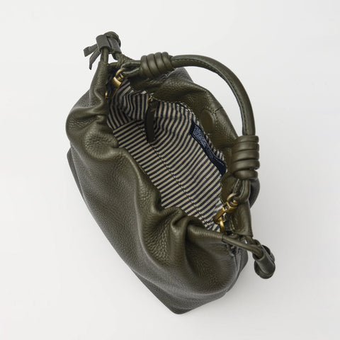 O My Bag Kiki Mini Soft Grain Leather Moss Norway Designs