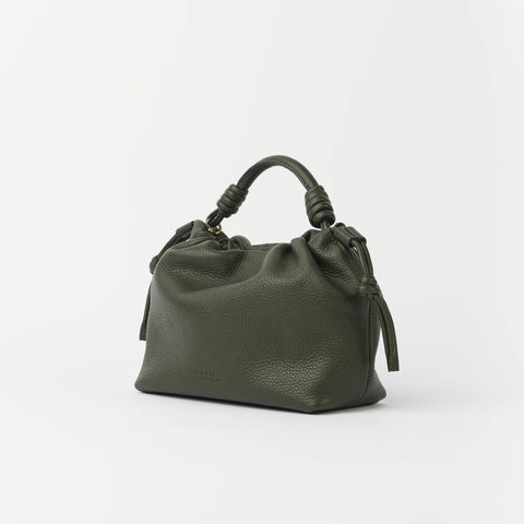 O My Bag Kiki Mini Soft Grain Leather Moss Norway Designs